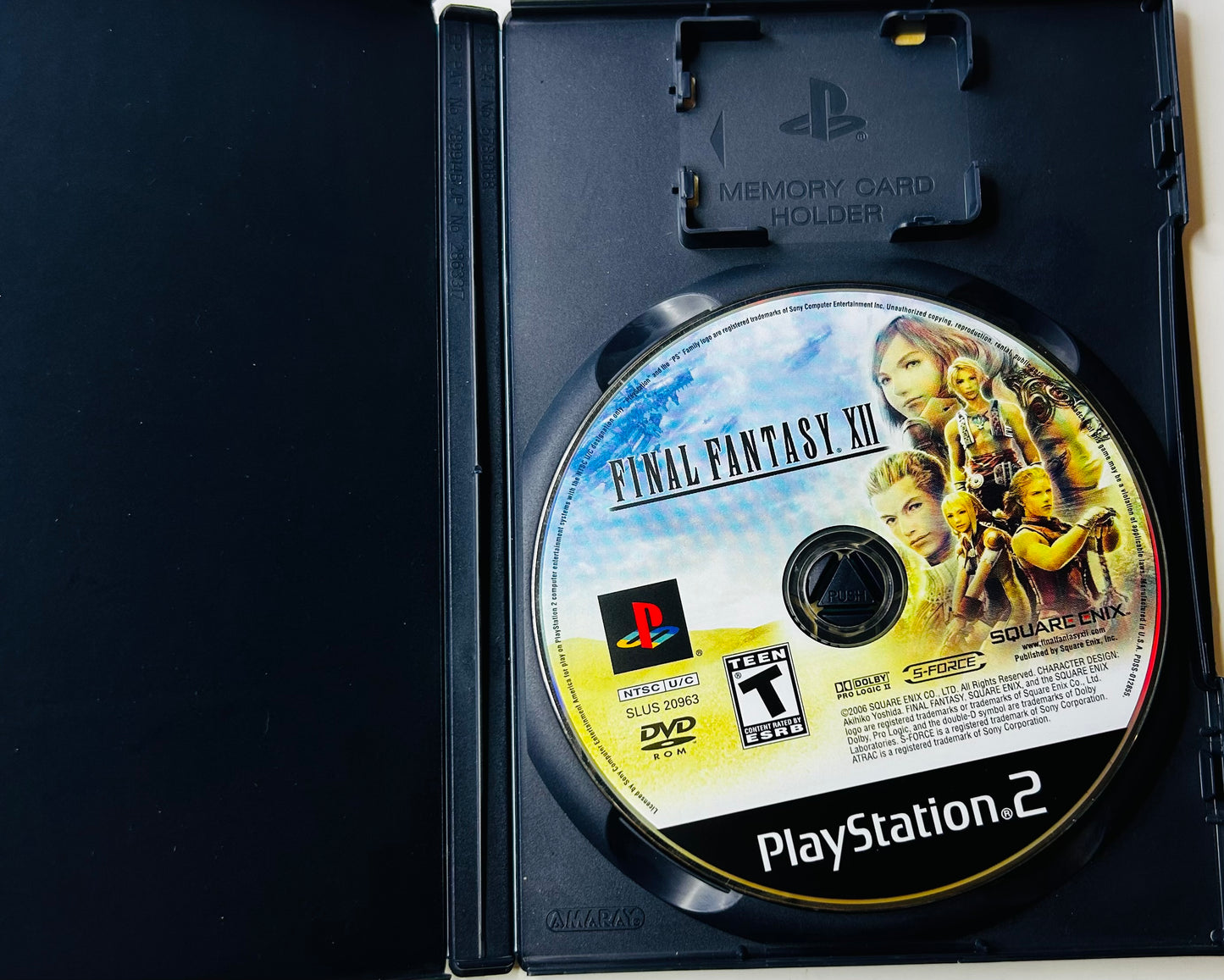 Final Fantasy XII (PlayStation 2) - Square Enix JRPG w/ Case
