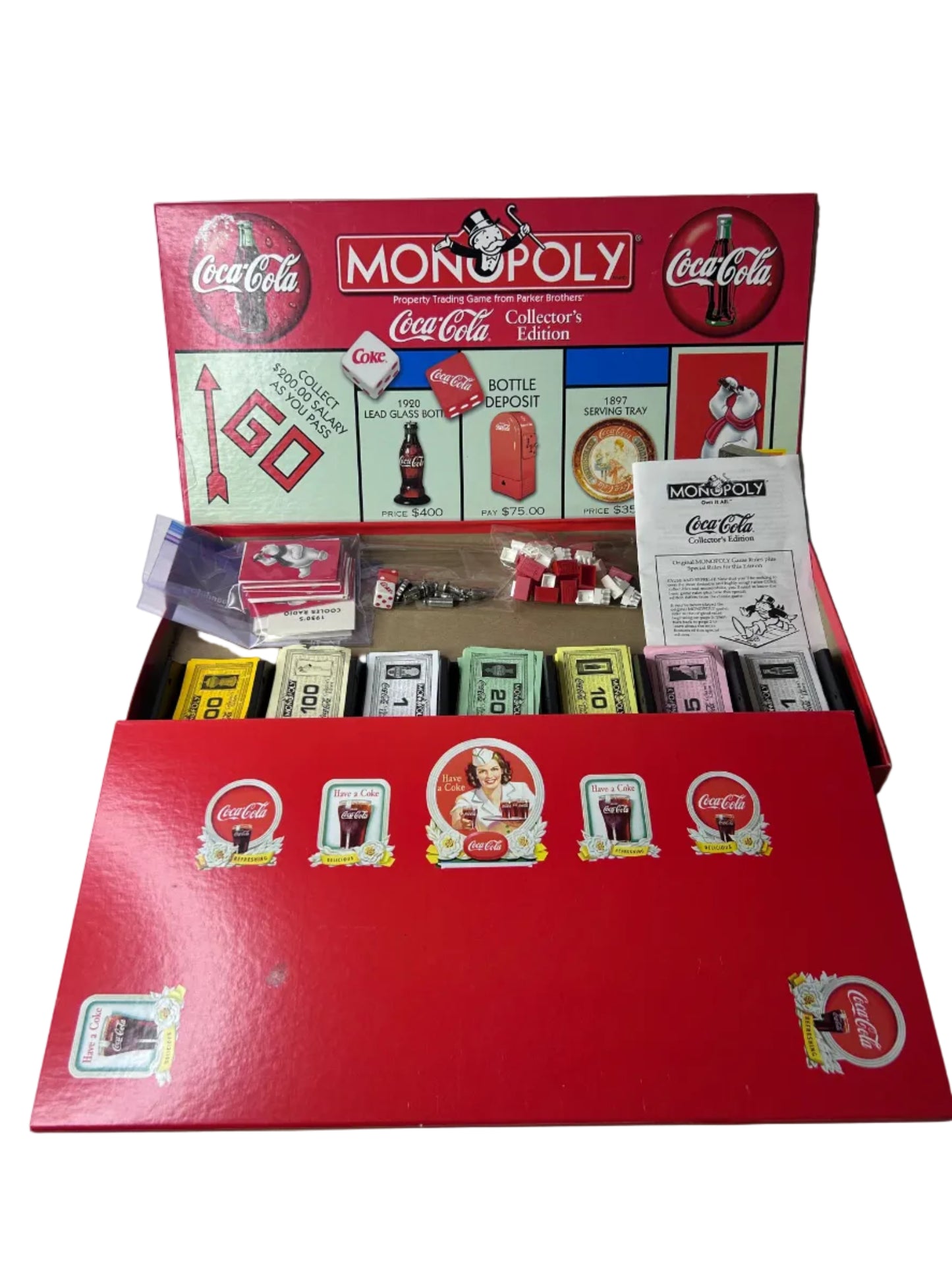 Coca-Cola Monopoly (1999) - Complete Board Game, Great Condition