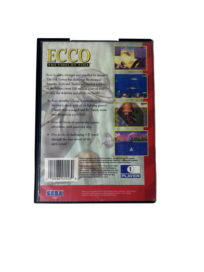 Ecco: The Tides of Time – CIB / Sega Genesis / 1994 Sega Action-Adventure