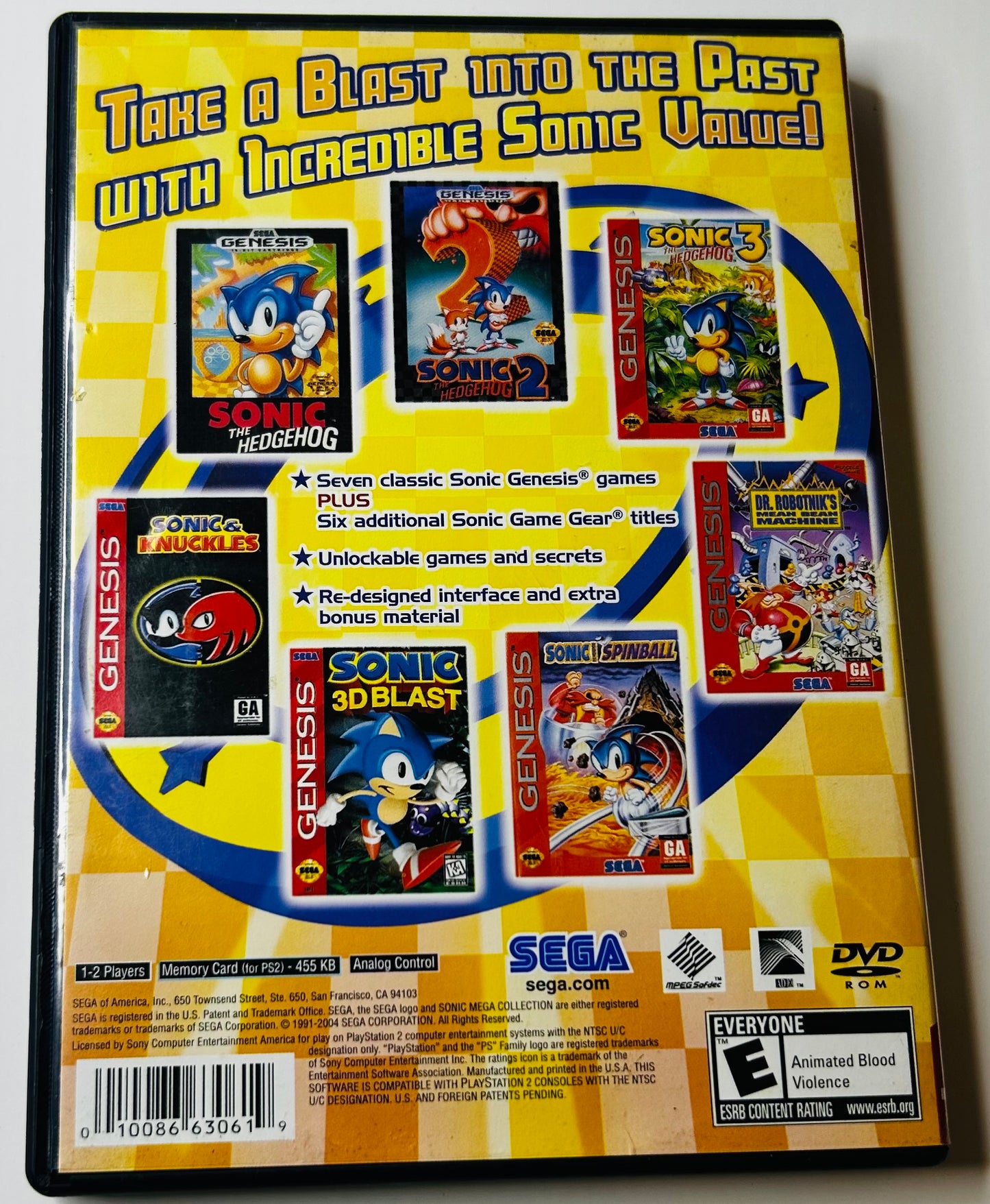 Sonic Mega Collection Plus Greatest Hits CIB - PS2 (SEGA, 2004)