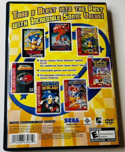 Sonic Mega Collection Plus Greatest Hits CIB - PS2 (SEGA, 2004)