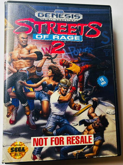Streets of Rage 2 - Not For Resale (NFR) - Sega Genesis - Sega