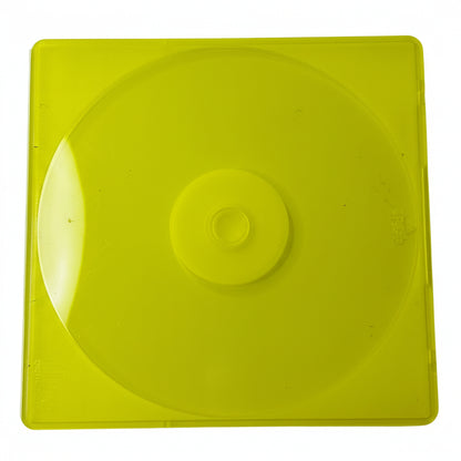 DISC Brand Hard Shell Disc Case - Yellow - Single CD/DVD/Game Storage