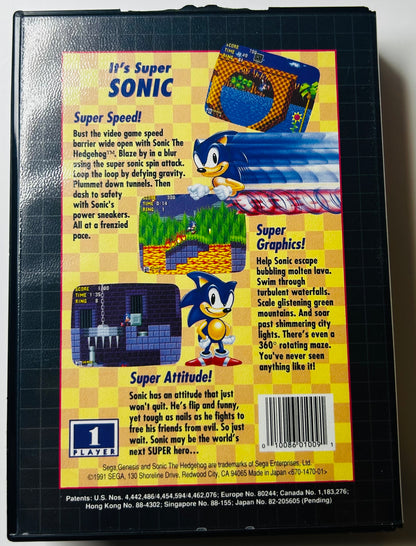 Sonic the Hedgehog - Not For Resale (NFR) - Sega Genesis - Sega