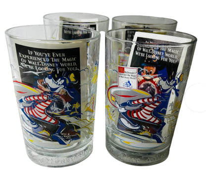 1996 Walt Disney World 25th Anniversary Cup - Goofy Set of 4