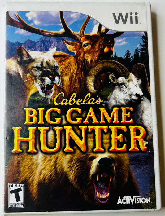 Cabela's Big Game Hunter - Nintendo Wii (Disc & Case, No Manual)