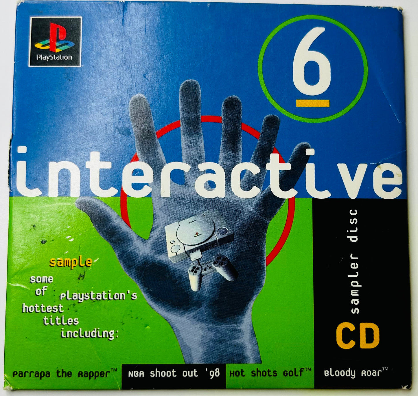 Interactive CD Sampler Disk Vol. 6 - PlayStation PS1 - Complete with Case