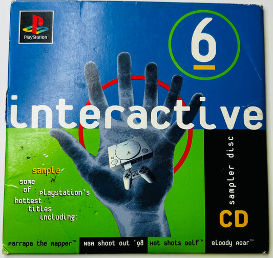 Interactive CD Sampler Disk Vol. 6 - PlayStation PS1 - Complete with Case