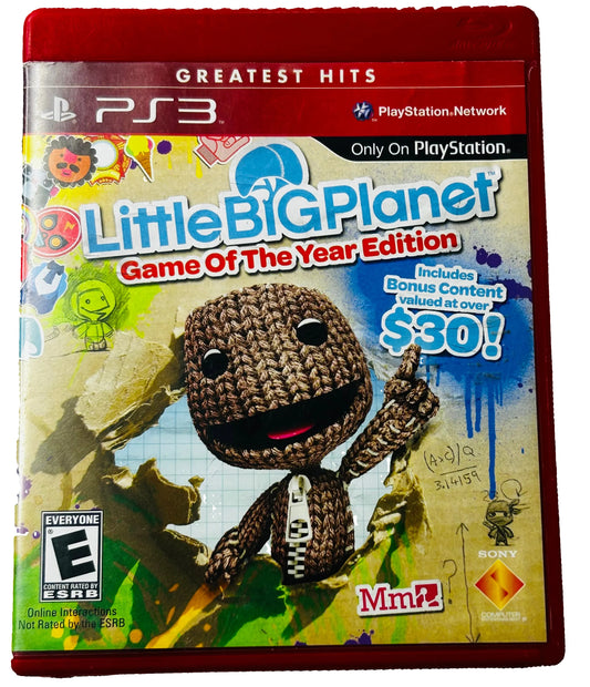 LittleBigPlanet Game of the Year Edition CIB - PS3 (Media Molecule, 2009)