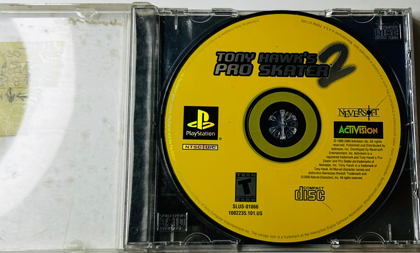 Tony Hawk's Pro Skater 2 - PS1 (Activision, Neversoft, 2000)
