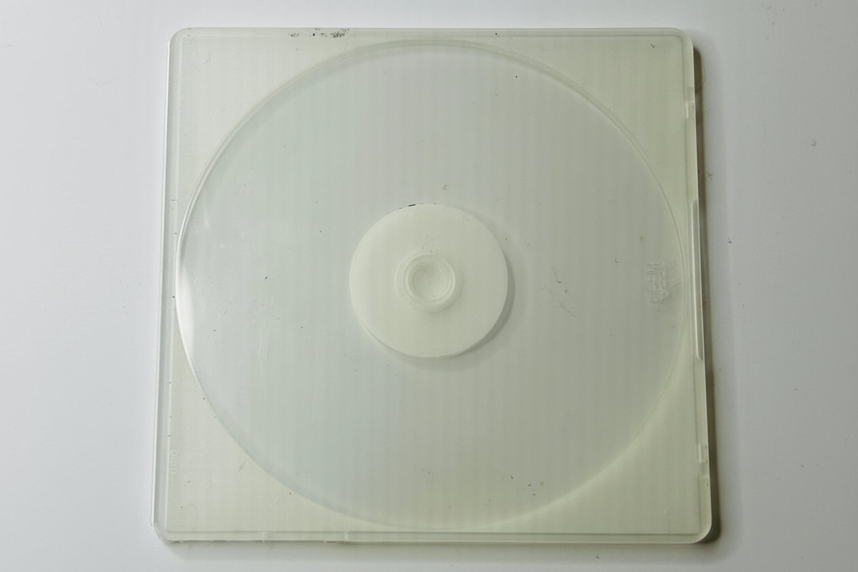 Hard Shell Disc Case - Clear - Single CD/DVD/Game Storage