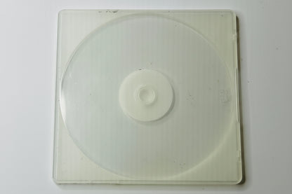 Hard Shell Disc Case - Clear - Single CD/DVD/Game Storage