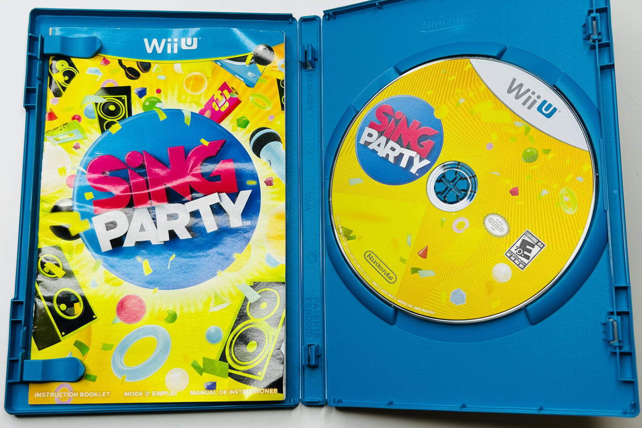 Sing Party Microphone Bundle - Wii U - Nintendo Party Game with USB Mic