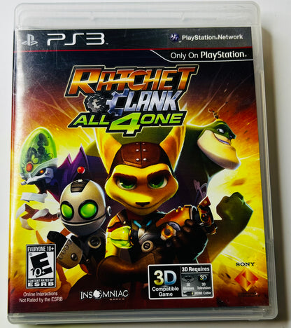 Ratchet & Clank: All 4 One - PlayStation 3 by Insomniac Games - Not for Resale