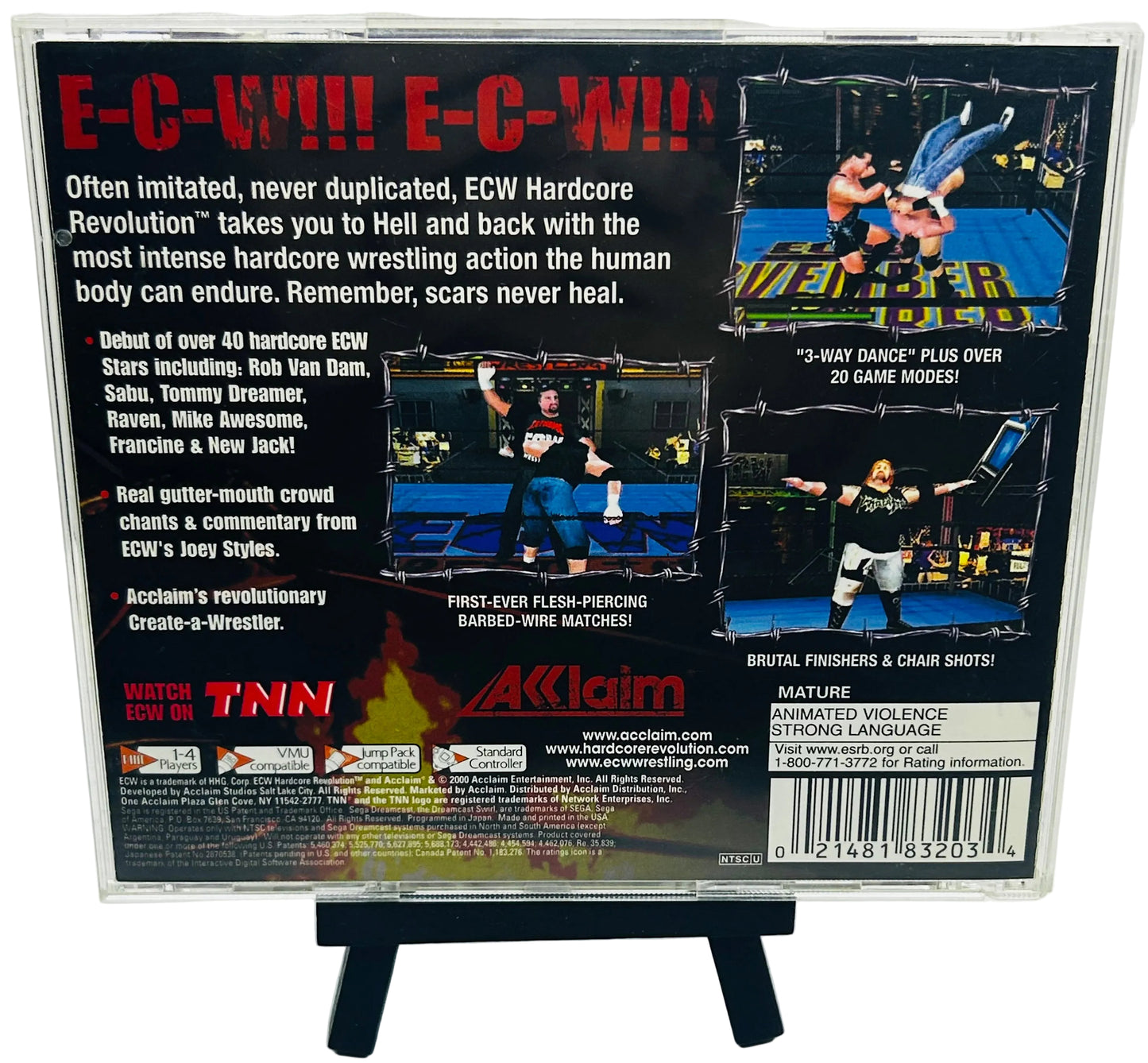 ECW Hardcore Revolution - Sega Dreamcast - Acclaim