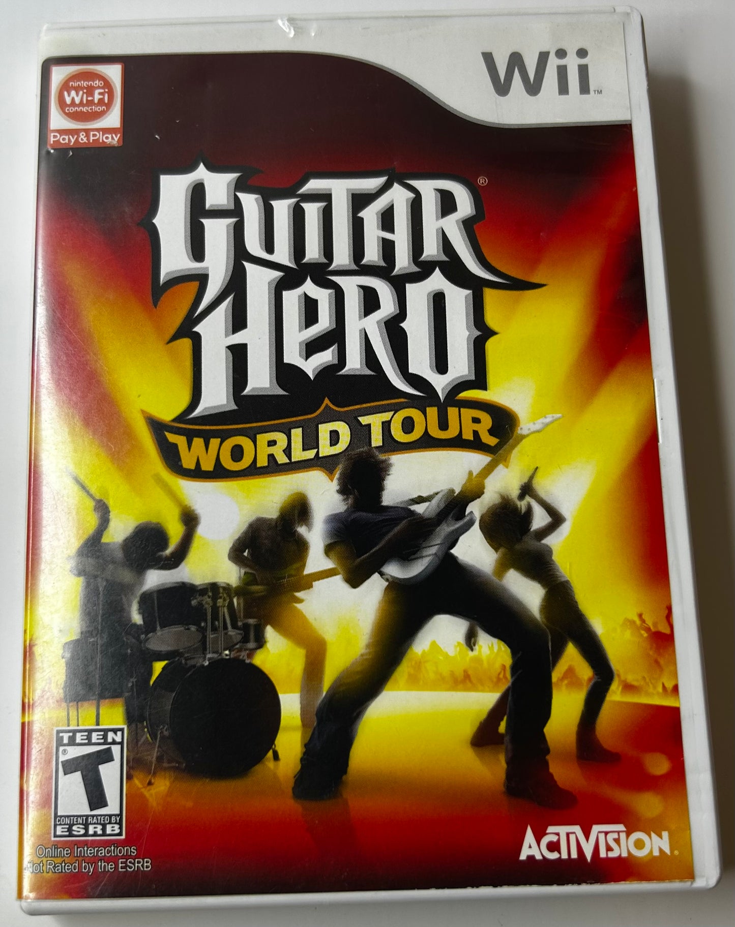 Guitar Hero: World Tour (Nintendo Wii) - Activision Music Rhythm Game w/ Case