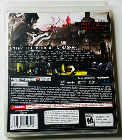 The Evil Within CIB w/ Slipcover - PS3 (Tango Gameworks, Shinji Mikami, 2014)