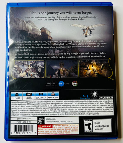 Brothers: A Tale of Two Sons CIB - PS4 (505 Games, Starbreeze Studios, 2015)