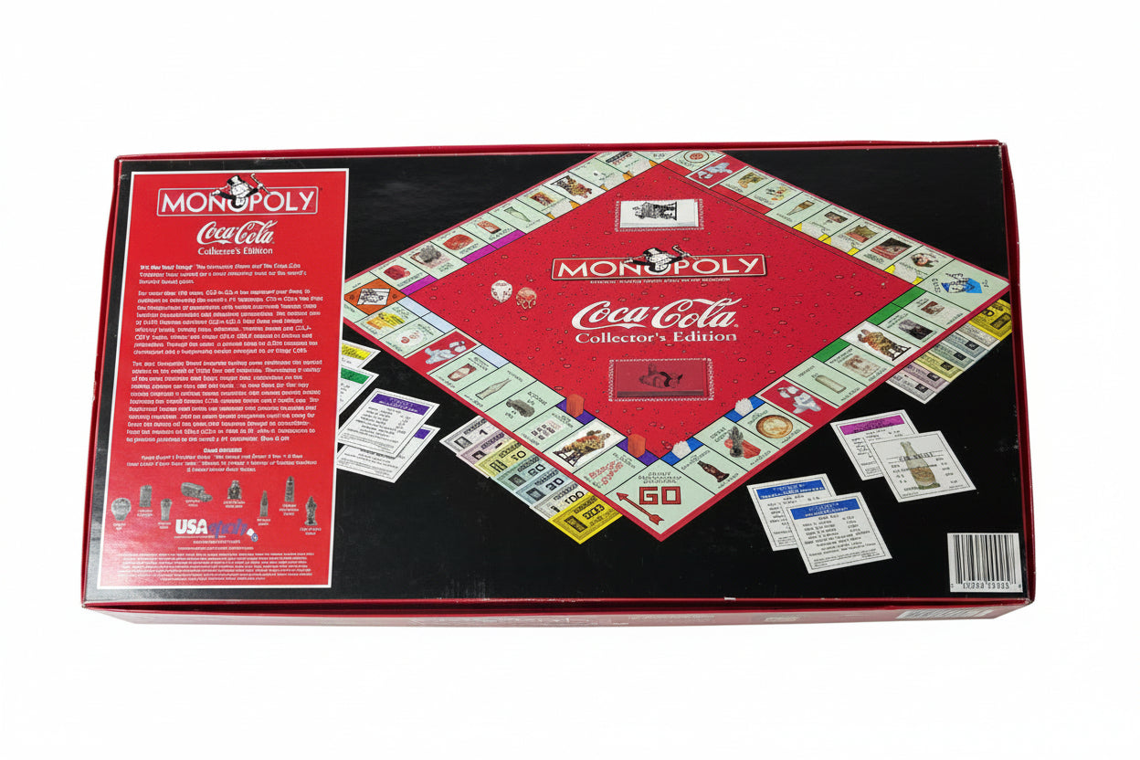 Coca-Cola Monopoly (1999) - Complete Board Game, Great Condition