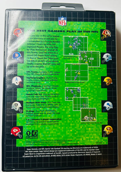 NFL Sports Talk Football ‘93 - Genesis