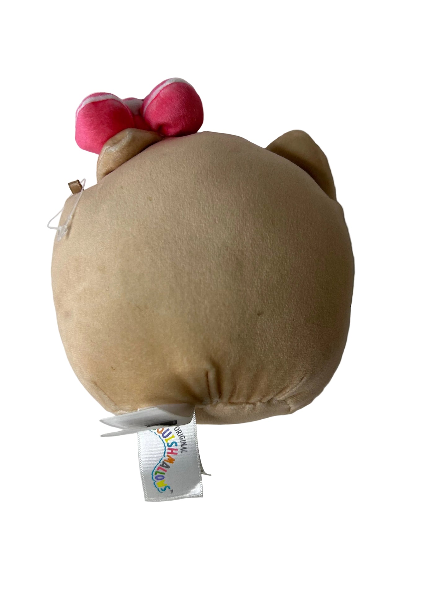 Hello Kitty Squishmallow Plush — Sanrio x Kellytoy, 8-Inch, Pink Bow