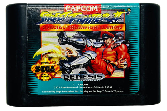 Street Fighter II: Special Champion Edition - Sega Genesis - Capcom
