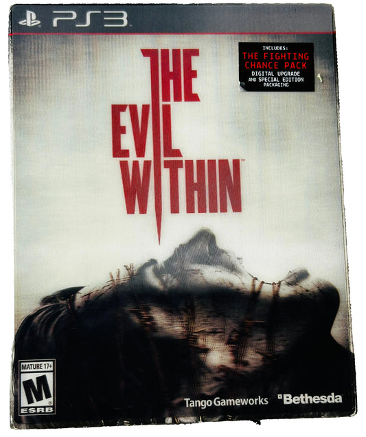The Evil Within CIB w/ Slipcover - PS3 (Tango Gameworks, Shinji Mikami, 2014)