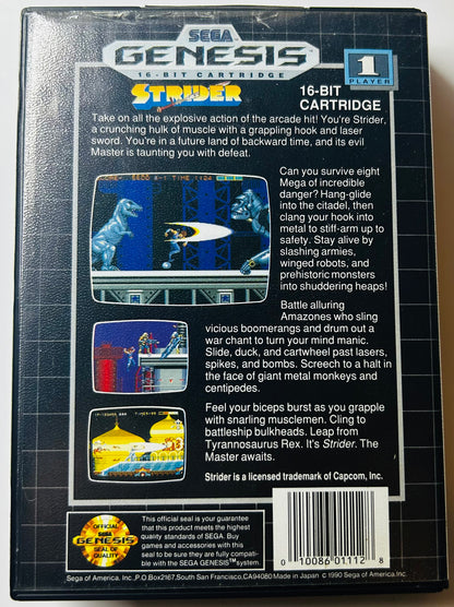 Strider - Sega Genesis - Sega