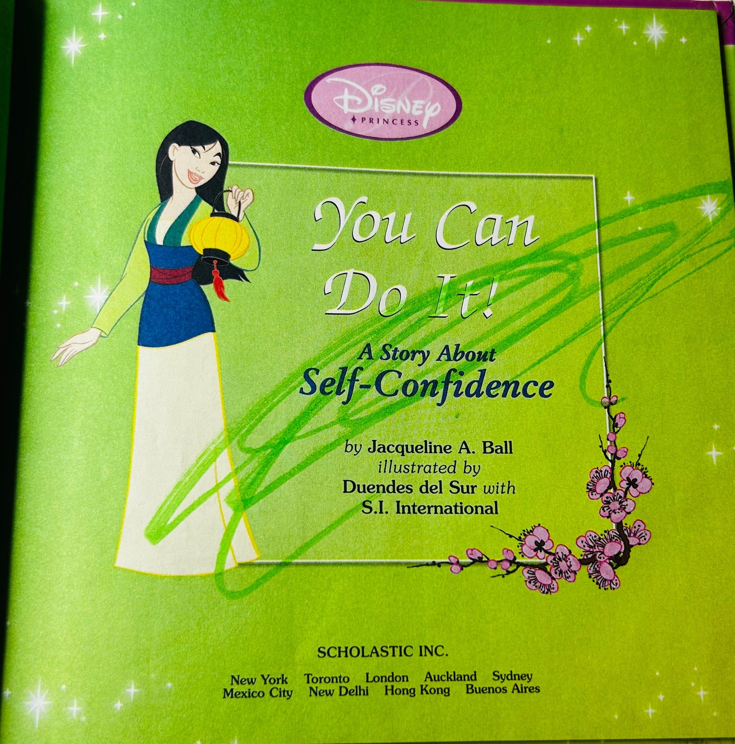 Disney’s Mulan “You Can Do It! A Story About Self-Confidence” Book