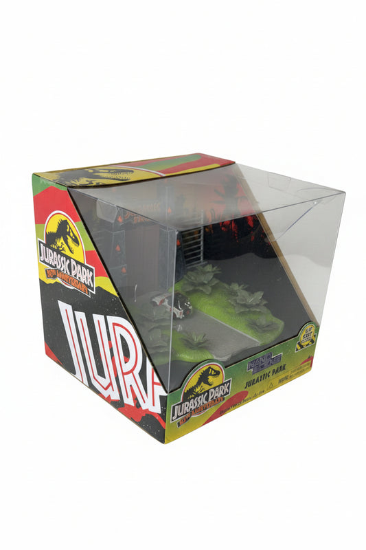 Jada Toys Nano Scene - Jurassic Park 30th Anniversary Die-Cast Playset, New Sealed