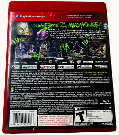 Batman: Arkham Asylum - Game of the Year Edition - Complete in Box (CIB) - PlayStation 3 by Rocksteady Studios