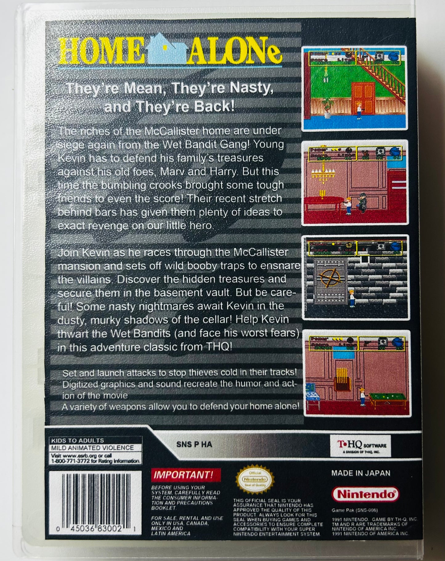 Home Alone - Super Nintendo (SNES) - THQ