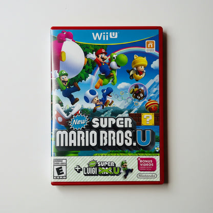 New Super Mario Bros. U - Complete in Box (CIB) - Nintendo Wii U Platformer Classic