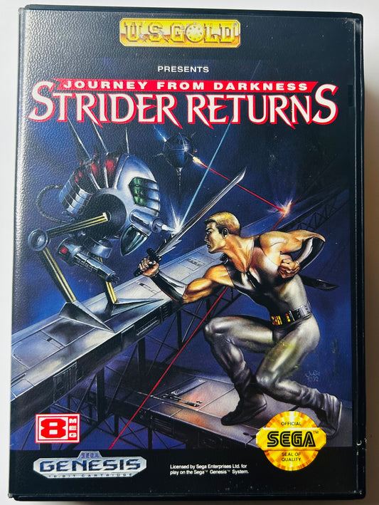 Strider Returns: Journey from Darkness - Sega Genesis - U.S. Gold