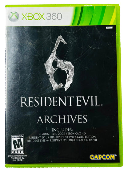 Resident Evil 6 Archives - Xbox 360 - Capcom