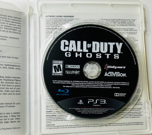 Call of Duty: Ghosts - Complete in Box (CIB) - PlayStation 3 by Infinity Ward