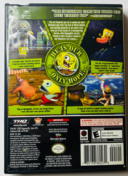 SpongeBob SquarePants: Battle for Bikini Bottom - Nintendo GameCube - THQ