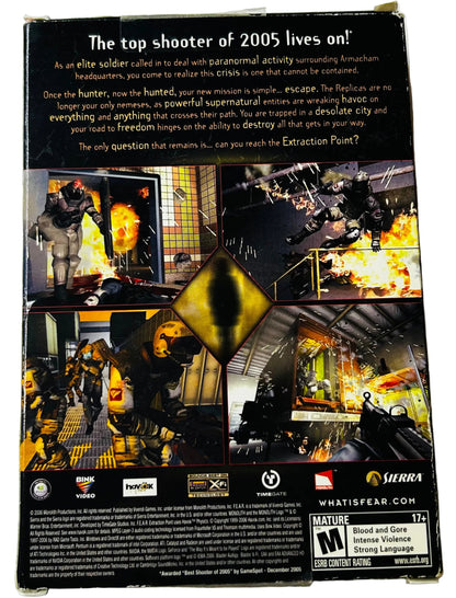 F.E.A.R. Extraction Point Expansion Pack CIB - PC (Sierra, TimeGate Studios, 2006)