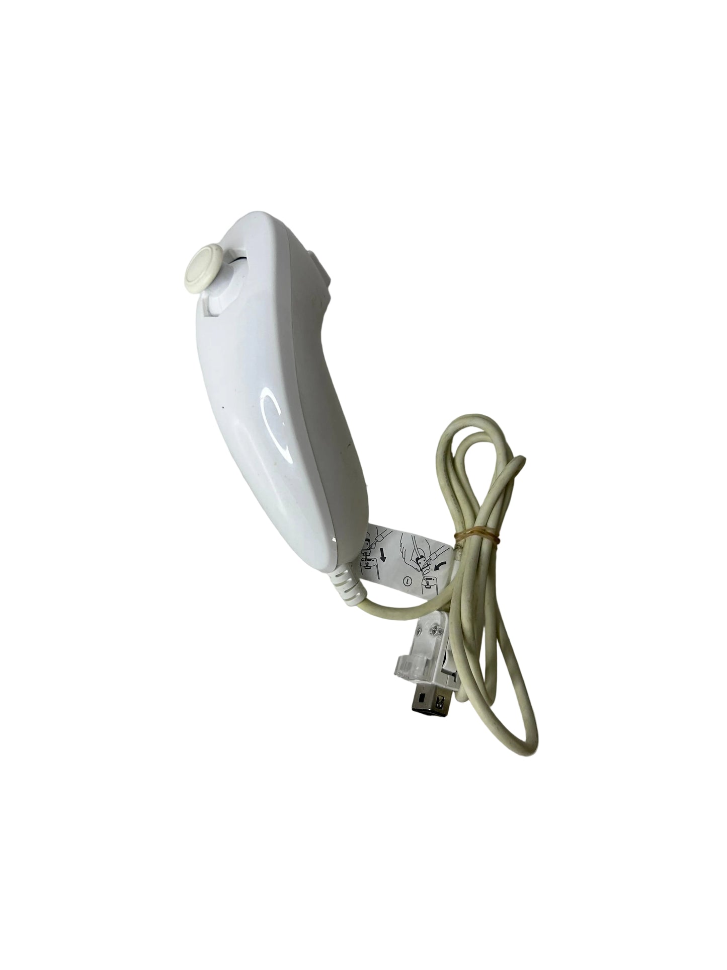 Nintendo Wii Nunchuk Controller - Official OEM, White, Used