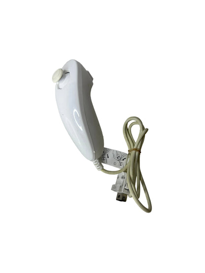 Nintendo Wii Nunchuk Controller - Official OEM, White, Used