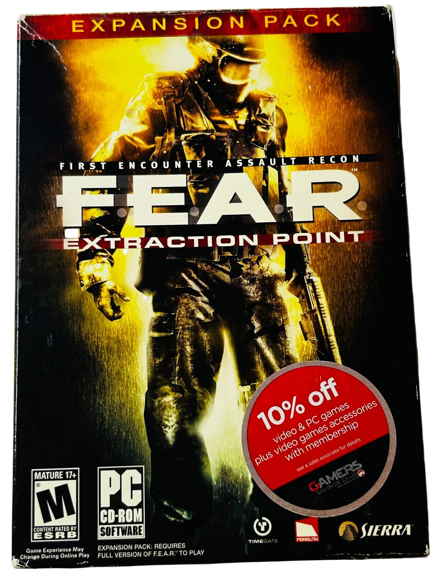 F.E.A.R. Extraction Point Expansion Pack CIB - PC (Sierra, TimeGate Studios, 2006)