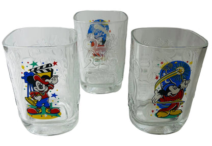 2000 McDonald's Walt Disney World Mickey Mouse wizard Cup - Set of 3