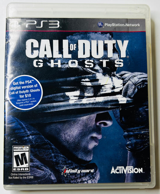 Call of Duty: Ghosts - Complete in Box (CIB) - PlayStation 3 by Infinity Ward