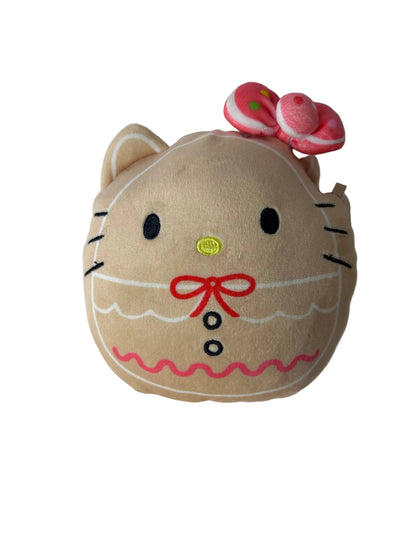 Hello Kitty Squishmallow Plush — Sanrio x Kellytoy, 8-Inch, Pink Bow