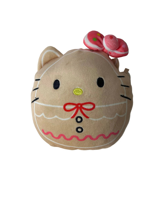 Hello Kitty Squishmallow Plush — Sanrio x Kellytoy, 8-Inch, Pink Bow