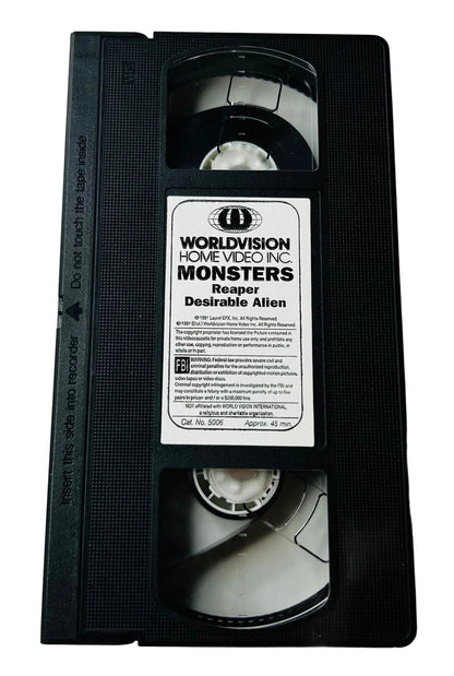 Monsters: Reaper/Desirable Alien VHS - Sci-Fi Horror Double Feature