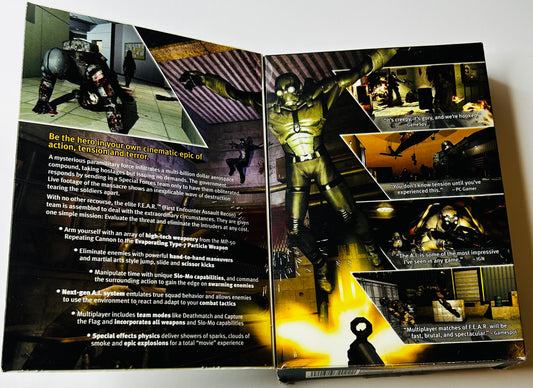 F.E.A.R. (First Encounter Assault Recon) CIB - PC (Sierra, Monolith Productions, 2005)