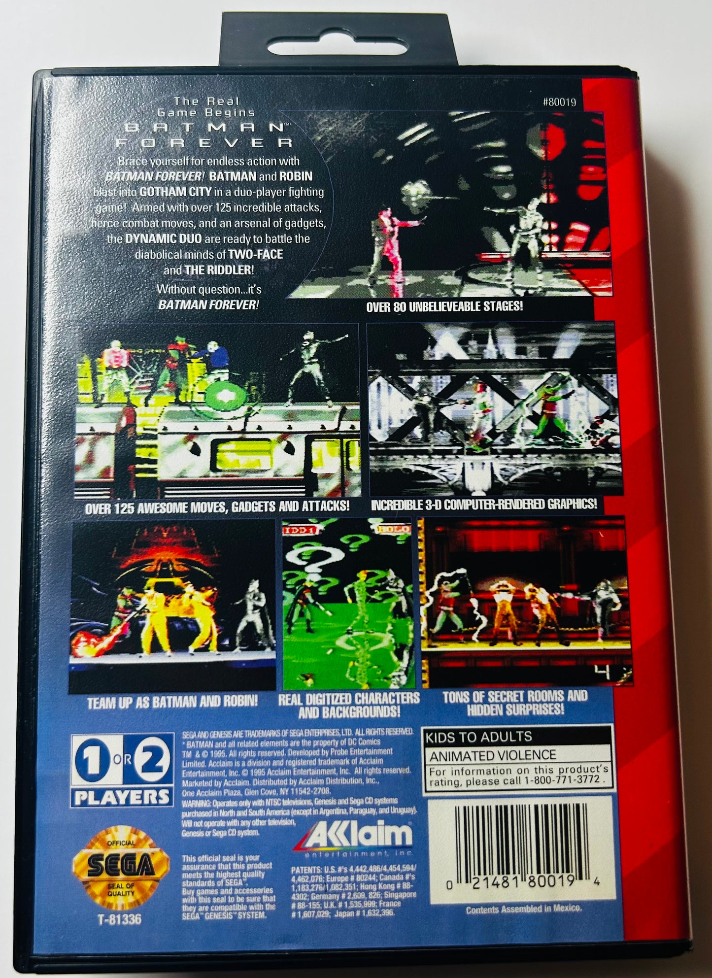 Batman Forever - Sega Genesis - Acclaim