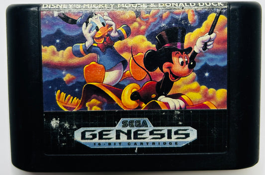 World of Illusion Starring Mickey Mouse and Donald Duck - Sega Genesis - Sega