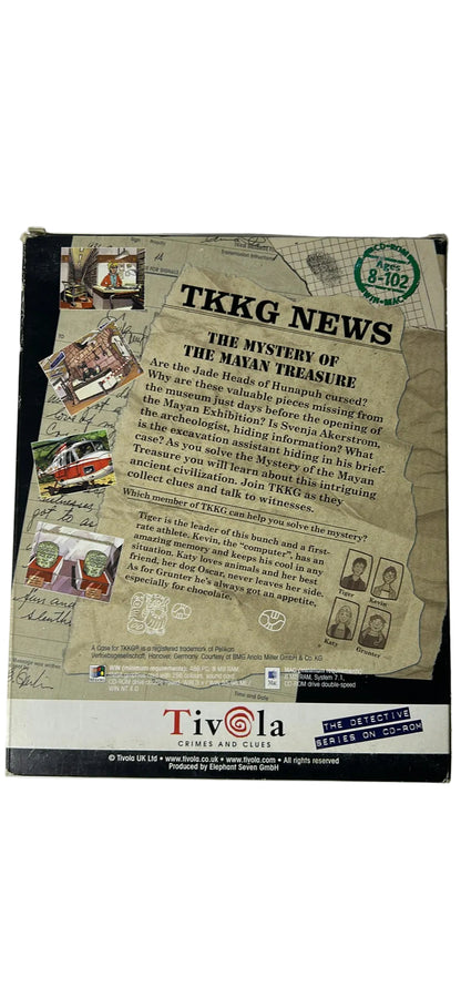 Tivola PC CD-ROM Mystery Bundle - A Case for Cap & Co + TKKG: Mystery of the Mayan Treasure (Complete, Excellent)